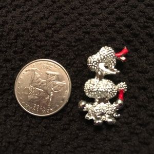 Vintage Poodle Dog Pin / Brooch